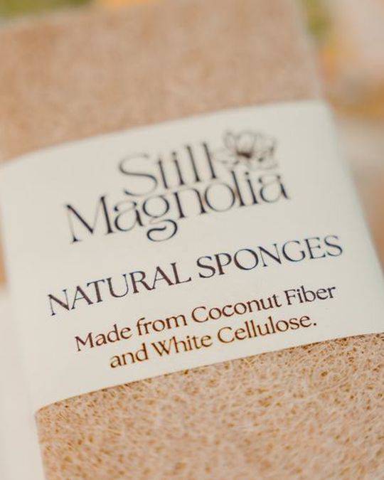 Natural coconut sponges