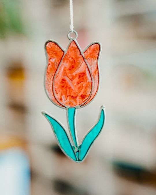 Stained glass suncatchers